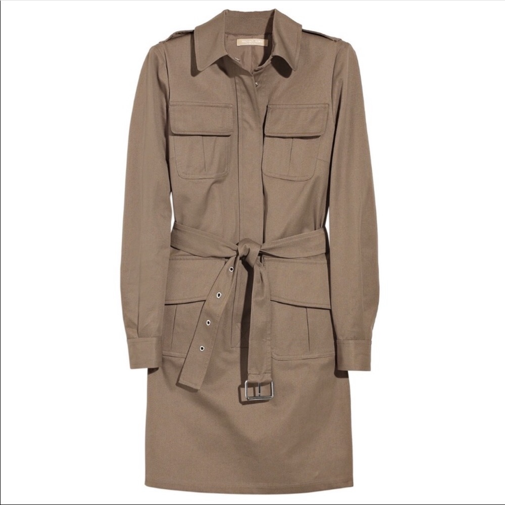 Michael Kors Safari Trench Dress - Picture 4 of 8